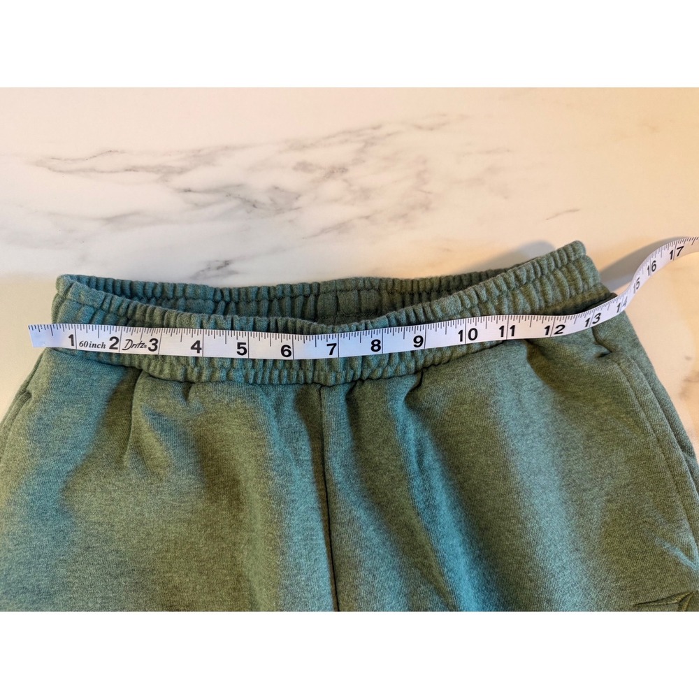 Gymshark Rest Day Sweats Joggers Sage Green Marl High Waisted Sweatpants Small - Picture 8 of 9